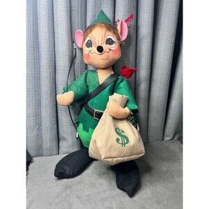 Annalee Robin Hood Series Storybook Mouse 20 Inch Doll Bow Arrow 2007 Tags